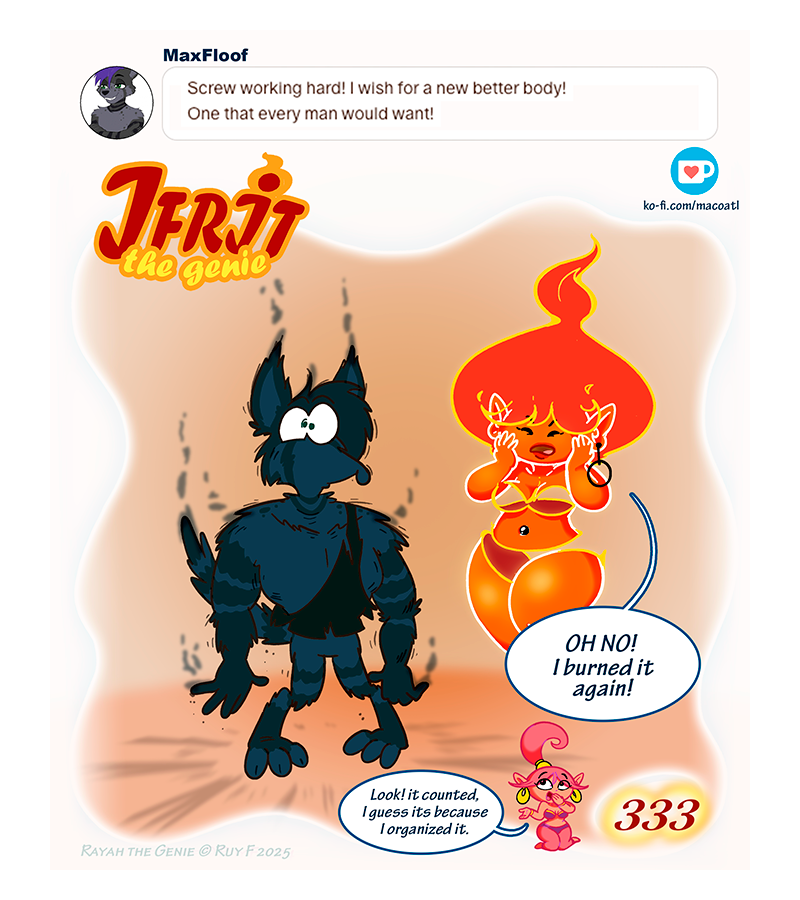 Rayah the Genie - Episode 380, Page 1: Rayah 333