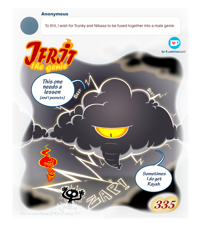 Rayah the Genie - Episode 382, Page 1: Fusion