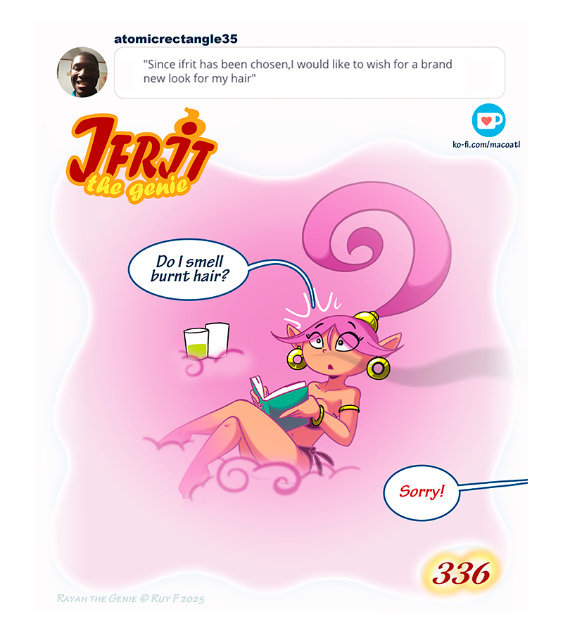 Rayah the Genie - Episode 384, Page 1: Hair