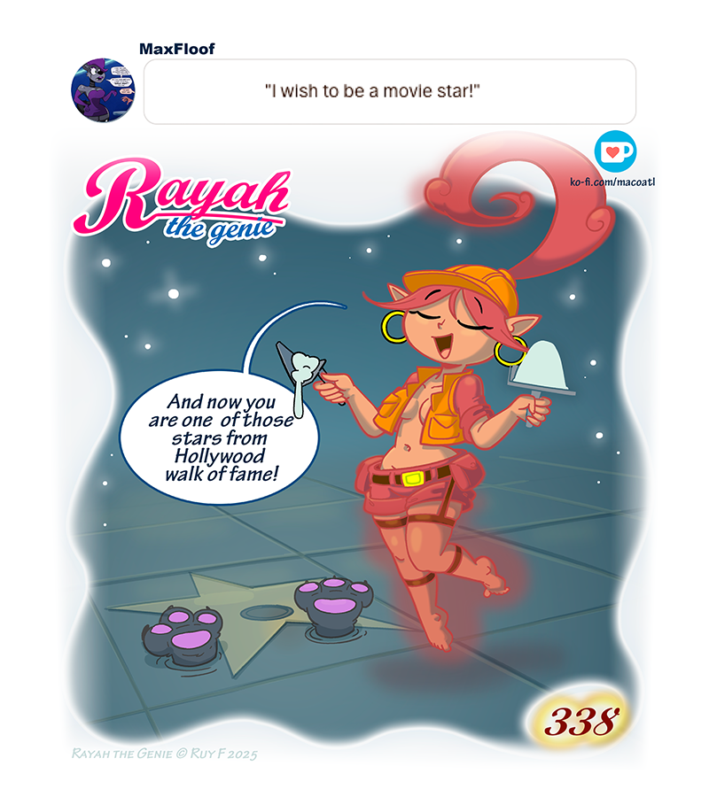 Rayah the Genie - Episode 386, Page 1: A star