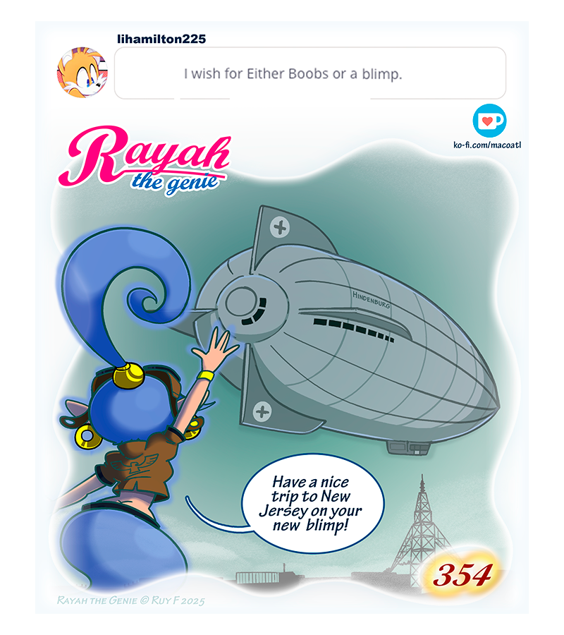 Rayah the Genie - Episode 401, Page 1: Party Blimp