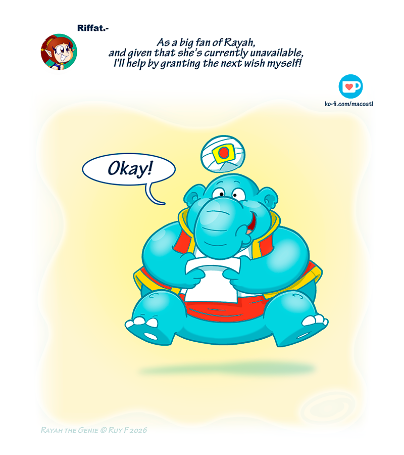 Rayah the Genie - Episode 424, Page 1: Trunky 08