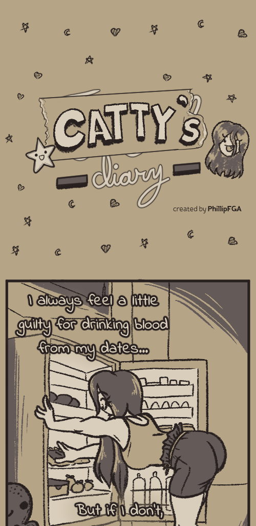 Catty's Diary - Episode 35, Page 1: CattyWT_36