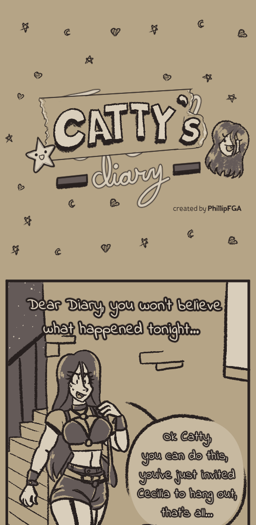 Catty's Diary - Episode 36, Page 1: CattyWT_37