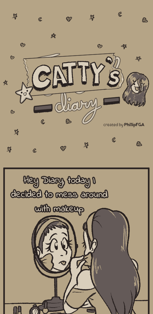Catty's Diary - Episode 47, Page 1: CattyWT_48