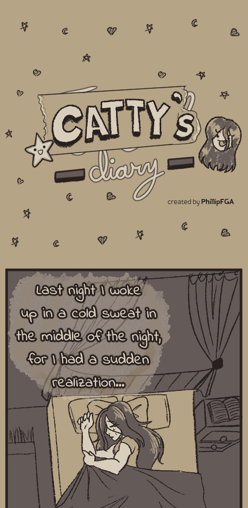 Catty's Diary - Episode 55, Page 1: CattyWT_56