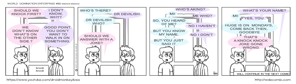 WDE - WORLD DOMINATION ENTERPRISE  - Episode 85, Page 1: 85