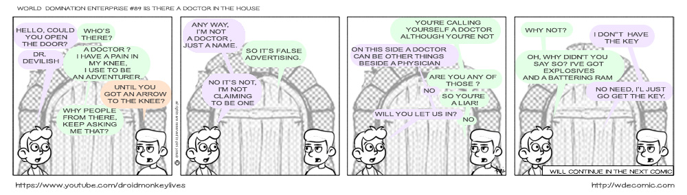 WDE - WORLD DOMINATION ENTERPRISE  - Episode 89, Page 1: 89