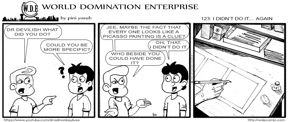 WDE - WORLD DOMINATION ENTERPRISE  - Episode 123, Page 1: 123