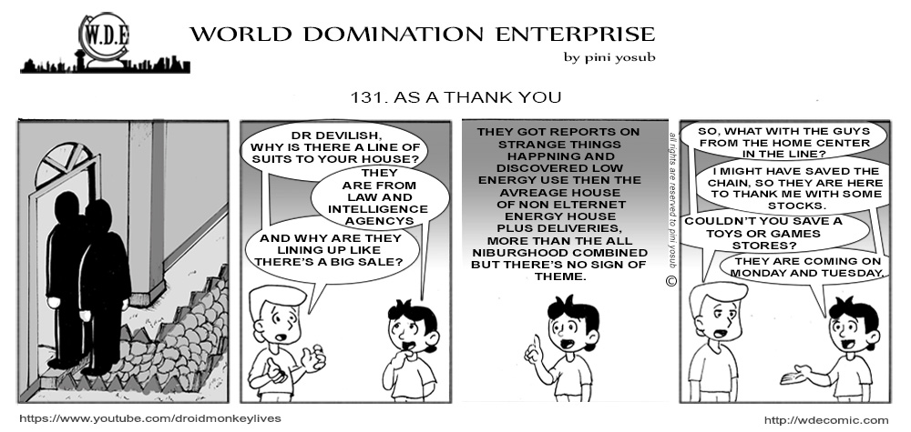 WDE - WORLD DOMINATION ENTERPRISE  - Episode 131, Page 1: 131