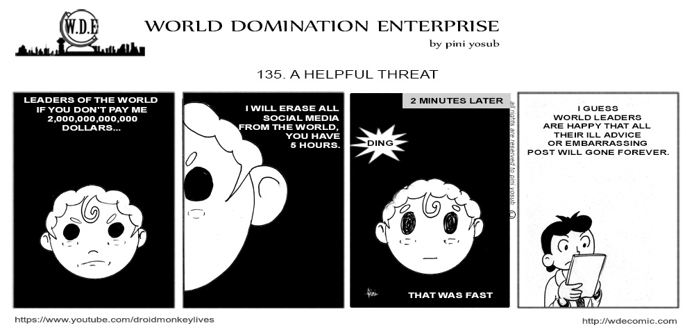 WDE - WORLD DOMINATION ENTERPRISE  - Episode 135, Page 1: 135