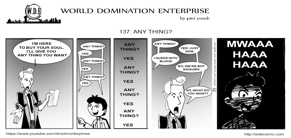 WDE - WORLD DOMINATION ENTERPRISE  - Episode 137, Page 1: 137