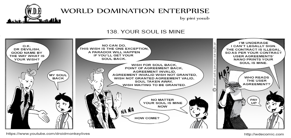 WDE - WORLD DOMINATION ENTERPRISE  - Episode 138, Page 1: 138
