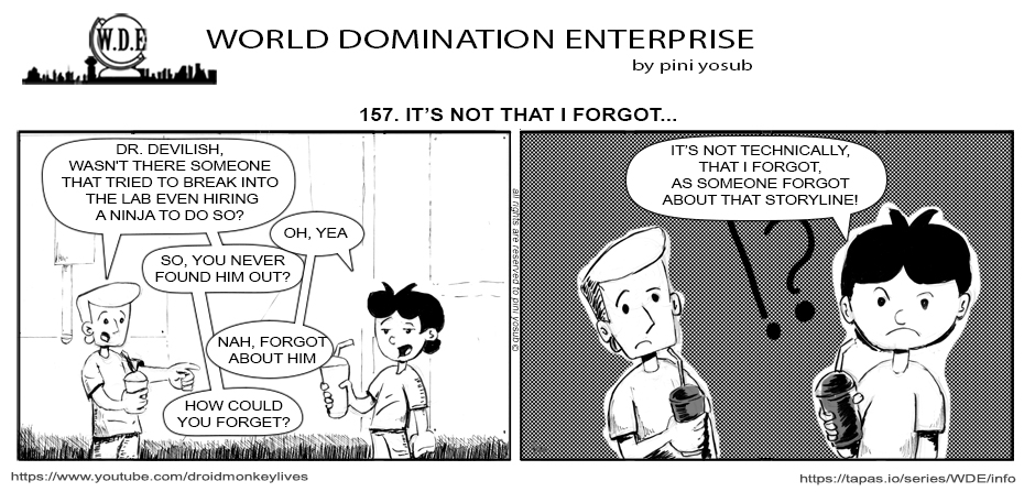 WDE - WORLD DOMINATION ENTERPRISE  - Episode 157, Page 1: 157