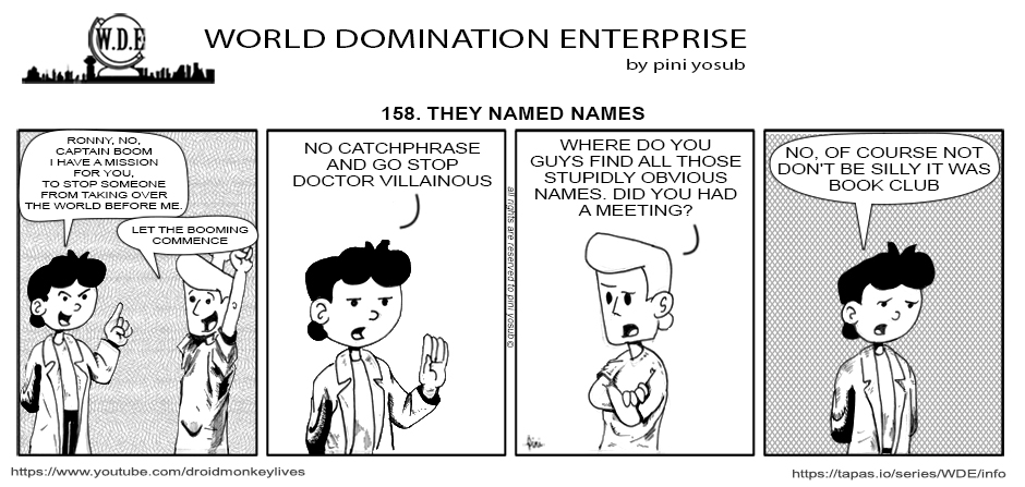 WDE - WORLD DOMINATION ENTERPRISE  - Episode 158, Page 1: 158