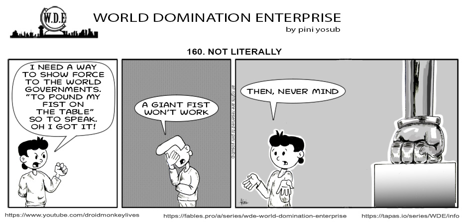 WDE - WORLD DOMINATION ENTERPRISE  - Episode 160, Page 1: 160