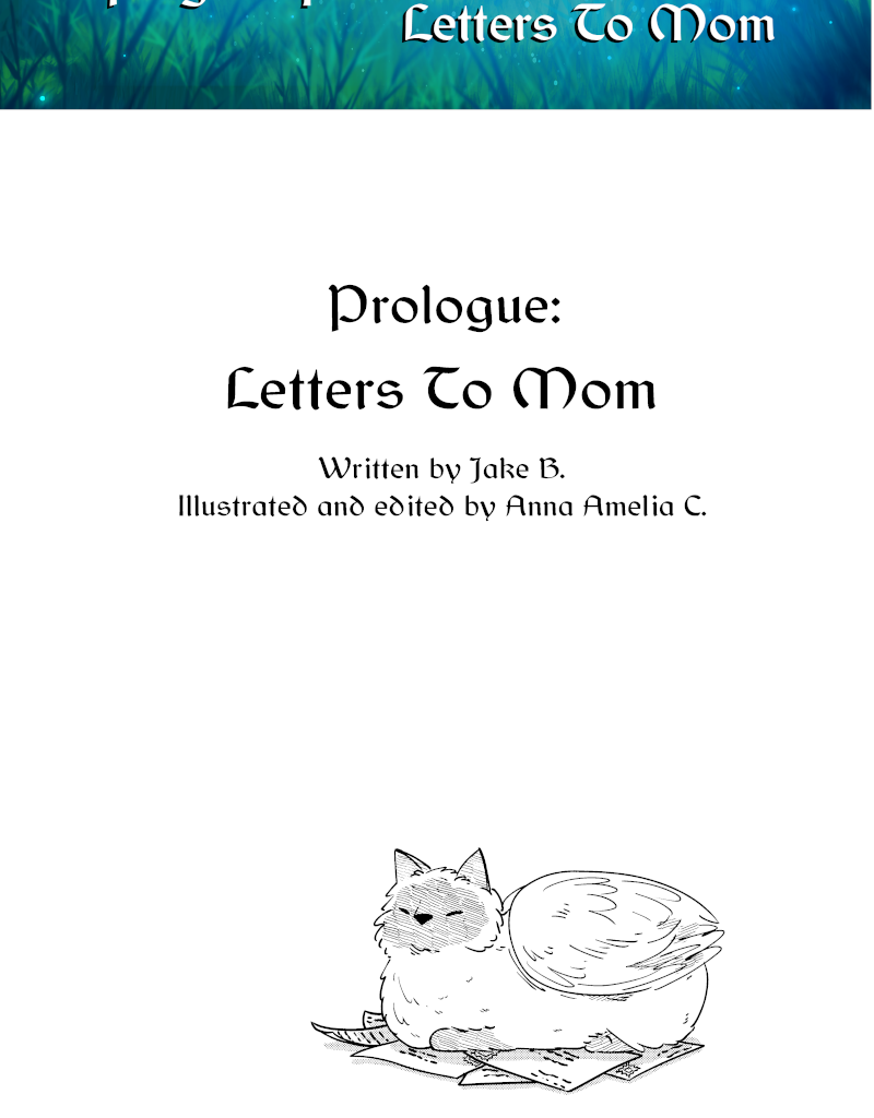 Seb & Spice - Episode 2, Page 1: letters to mom ep 1