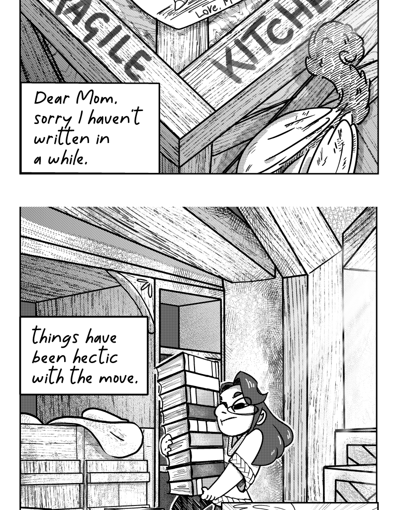 Seb & Spice - Episode 2, Page 1: letters to mom ep 1