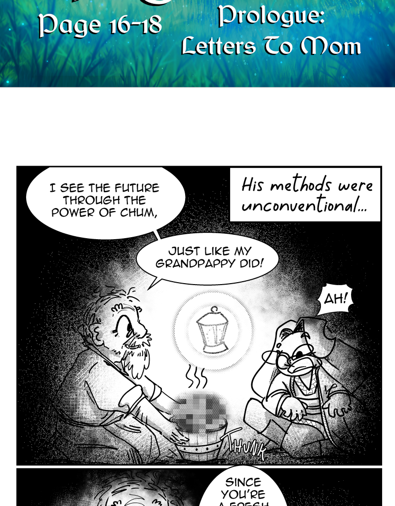 Seb & Spice - Episode 6, Page 1: letters to mom ep 5