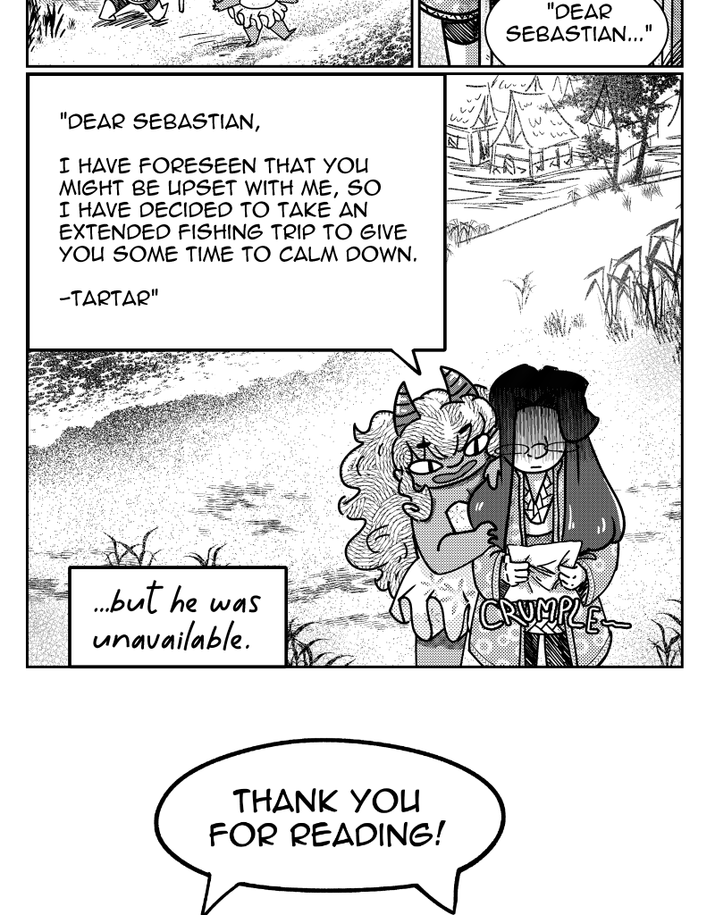 Seb & Spice - Episode 8, Page 1: letters to mom ep 7