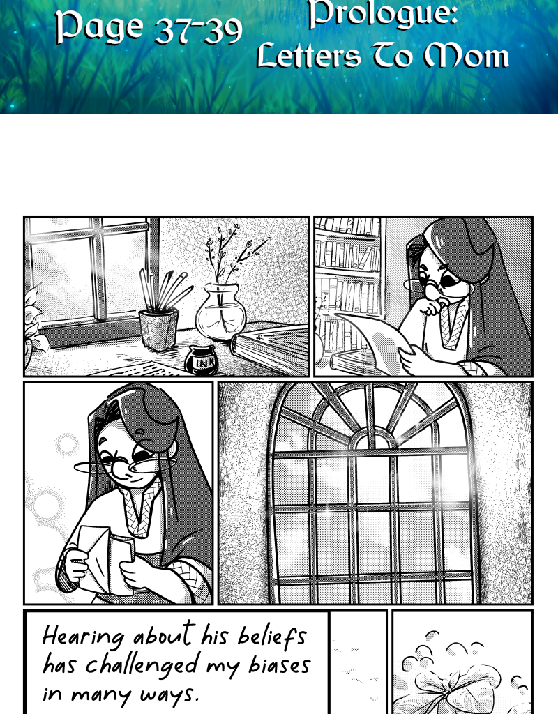 Seb & Spice - Episode 12, Page 1: letters to mom ep 11