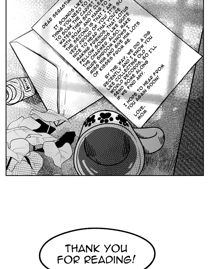 Seb & Spice - Episode 12, Page 1: letters to mom ep 11