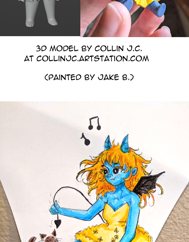 Seb & Spice - Episode 13, Page 1: intermission goof and fan art 1 letters to mom end