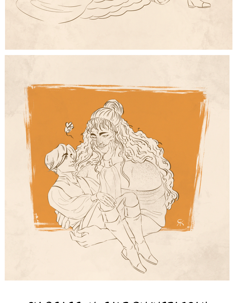 Seb & Spice - Episode 27, Page 1: intermission goof and fan art 2 love potion end