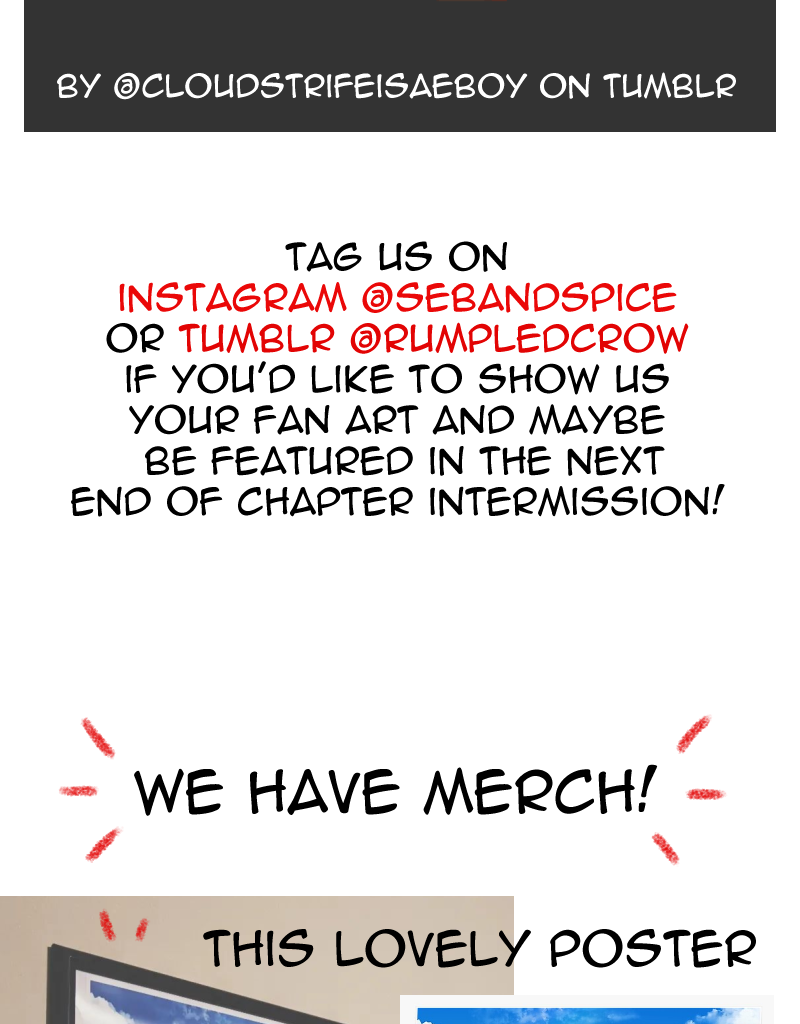 Seb & Spice - Episode 27, Page 1: intermission goof and fan art 2 love potion end