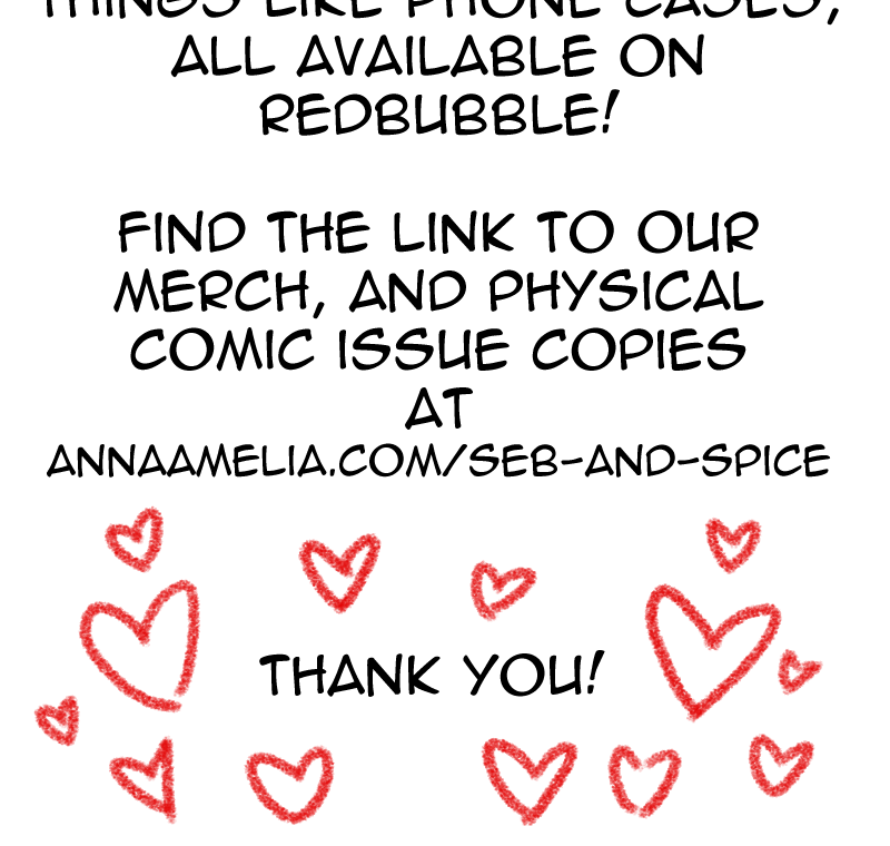 Seb & Spice - Episode 27, Page 1: intermission goof and fan art 2 love potion end