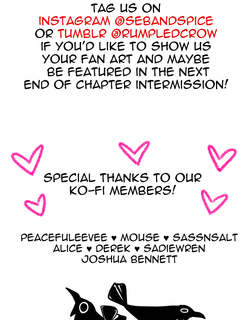 Seb & Spice - Episode 34, Page 1: intermission goof and fan art 3 fishing trip end