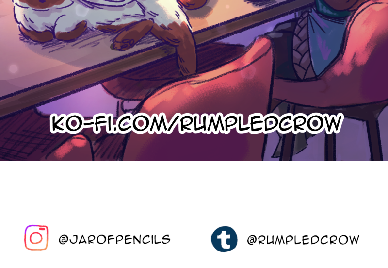 Seb & Spice - Episode 34, Page 1: intermission goof and fan art 3 fishing trip end