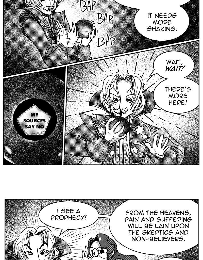 Seb & Spice - Episode 40, Page 1: the all seeing lie 6