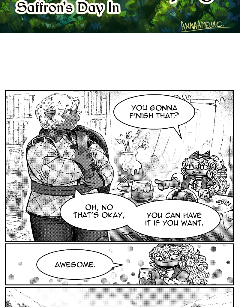 Seb & Spice - Episode 62, Page 1: Saffron's Day In 7