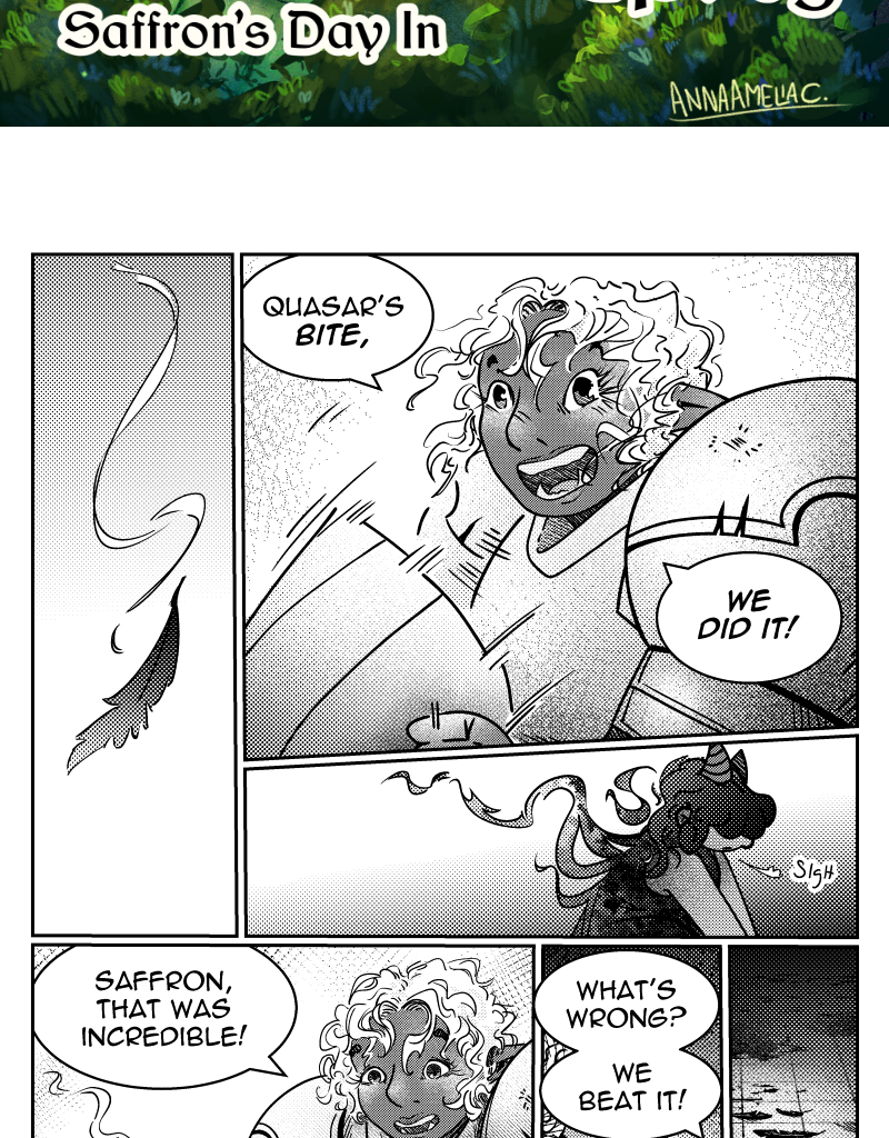 Seb & Spice - Episode 69, Page 1: Saffron's Day In 14