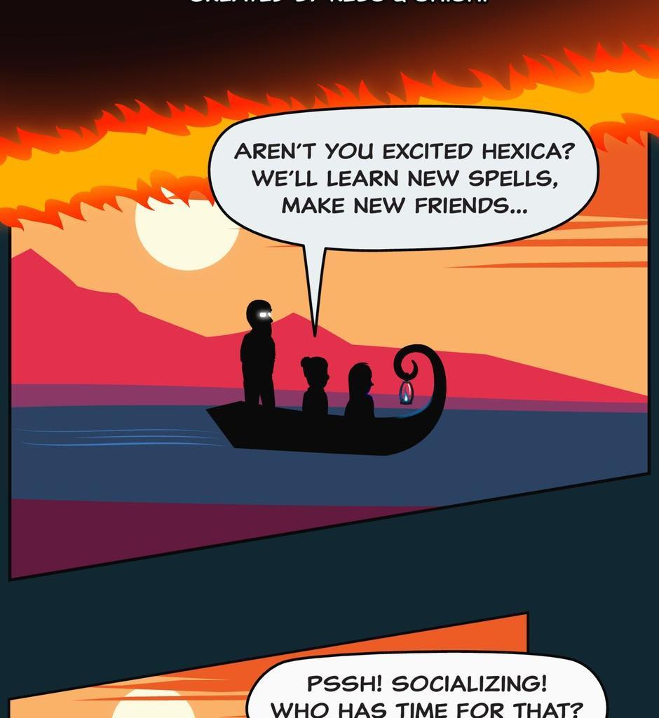 Hexica Spellfire - Episode 2, Page 1: Chapter2 - Skewed Perspective