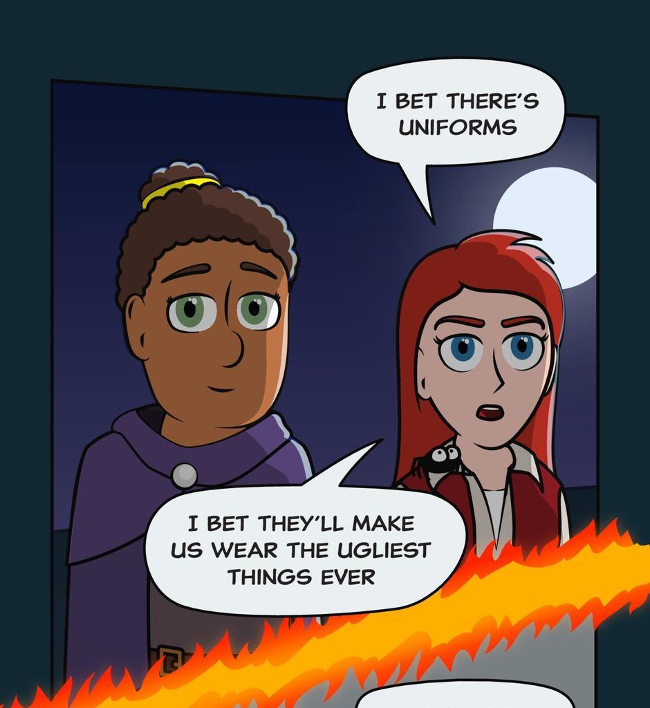 Hexica Spellfire - Episode 2, Page 1: Chapter2 - Skewed Perspective