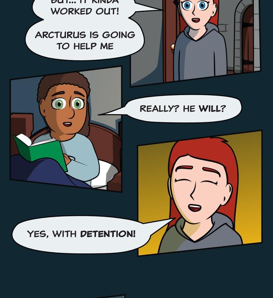 Hexica Spellfire - Episode 3, Page 1: Chapter3 - The Intrigue Intriguifies