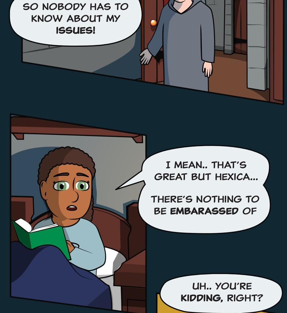 Hexica Spellfire - Episode 3, Page 1: Chapter3 - The Intrigue Intriguifies