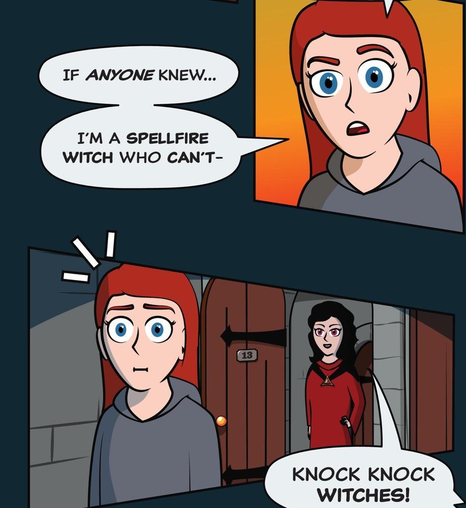 Hexica Spellfire - Episode 3, Page 1: Chapter3 - The Intrigue Intriguifies