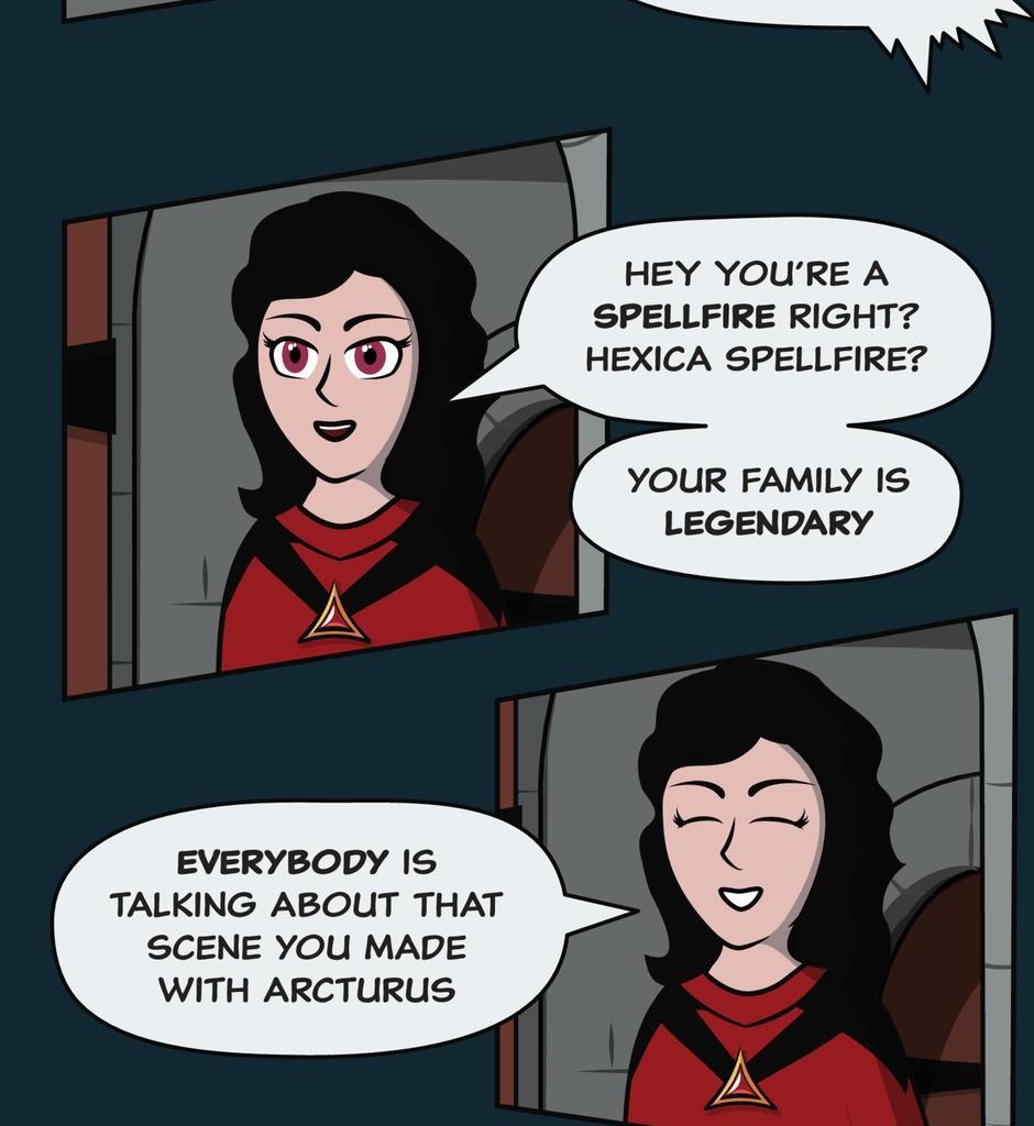 Hexica Spellfire - Episode 3, Page 1: Chapter3 - The Intrigue Intriguifies