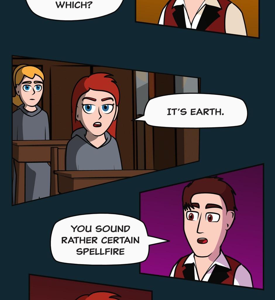 Hexica Spellfire - Episode 4, Page 1: Chapter4 - Questionable Means