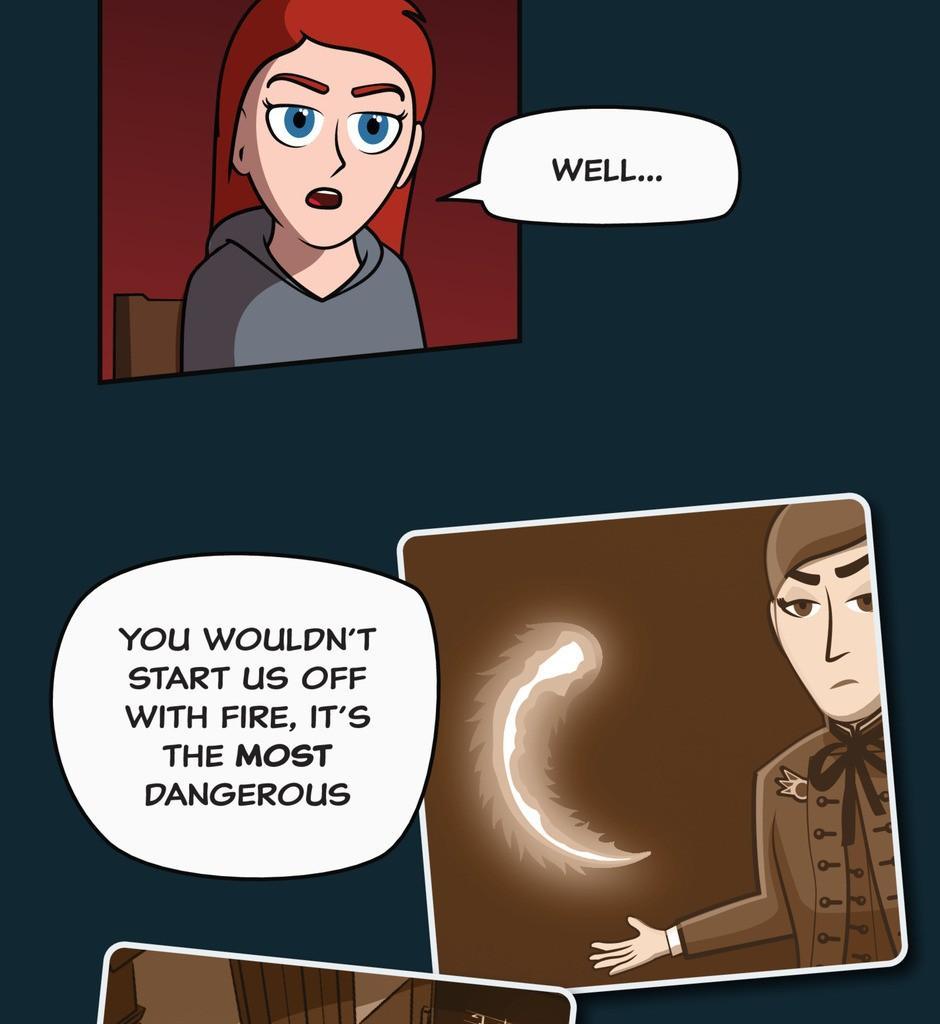 Hexica Spellfire - Episode 4, Page 1: Chapter4 - Questionable Means
