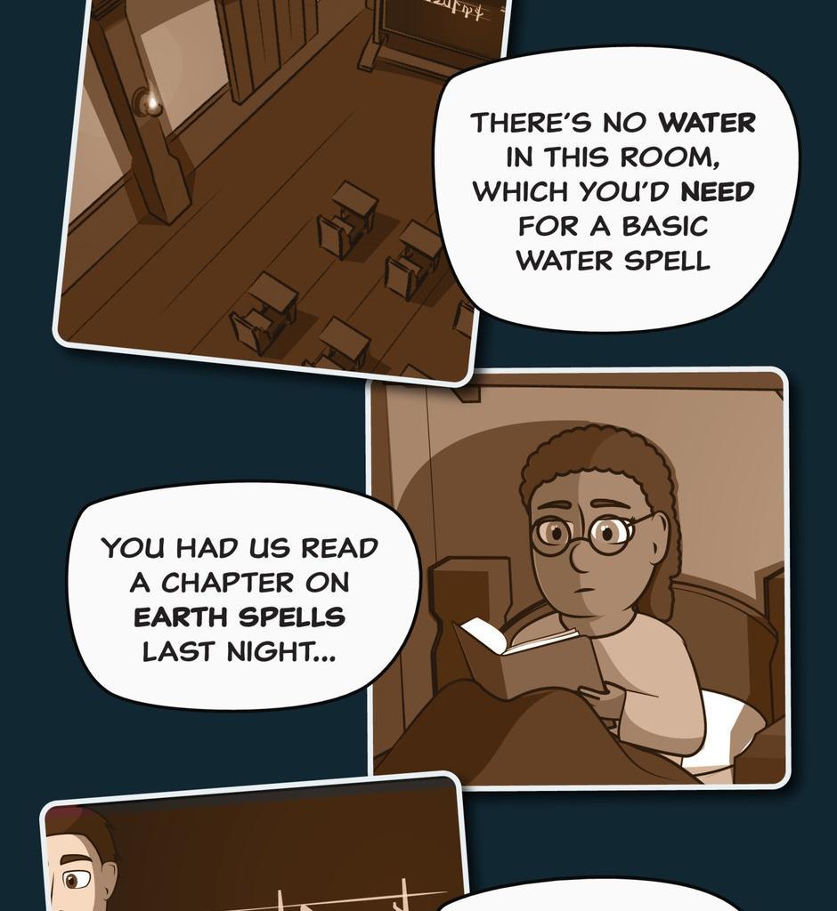 Hexica Spellfire - Episode 4, Page 1: Chapter4 - Questionable Means