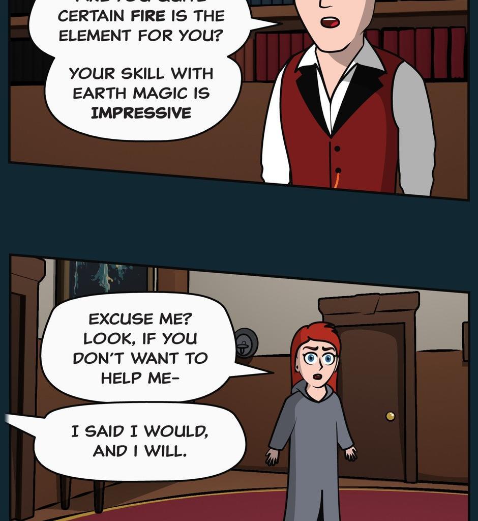 Hexica Spellfire - Episode 4, Page 1: Chapter4 - Questionable Means