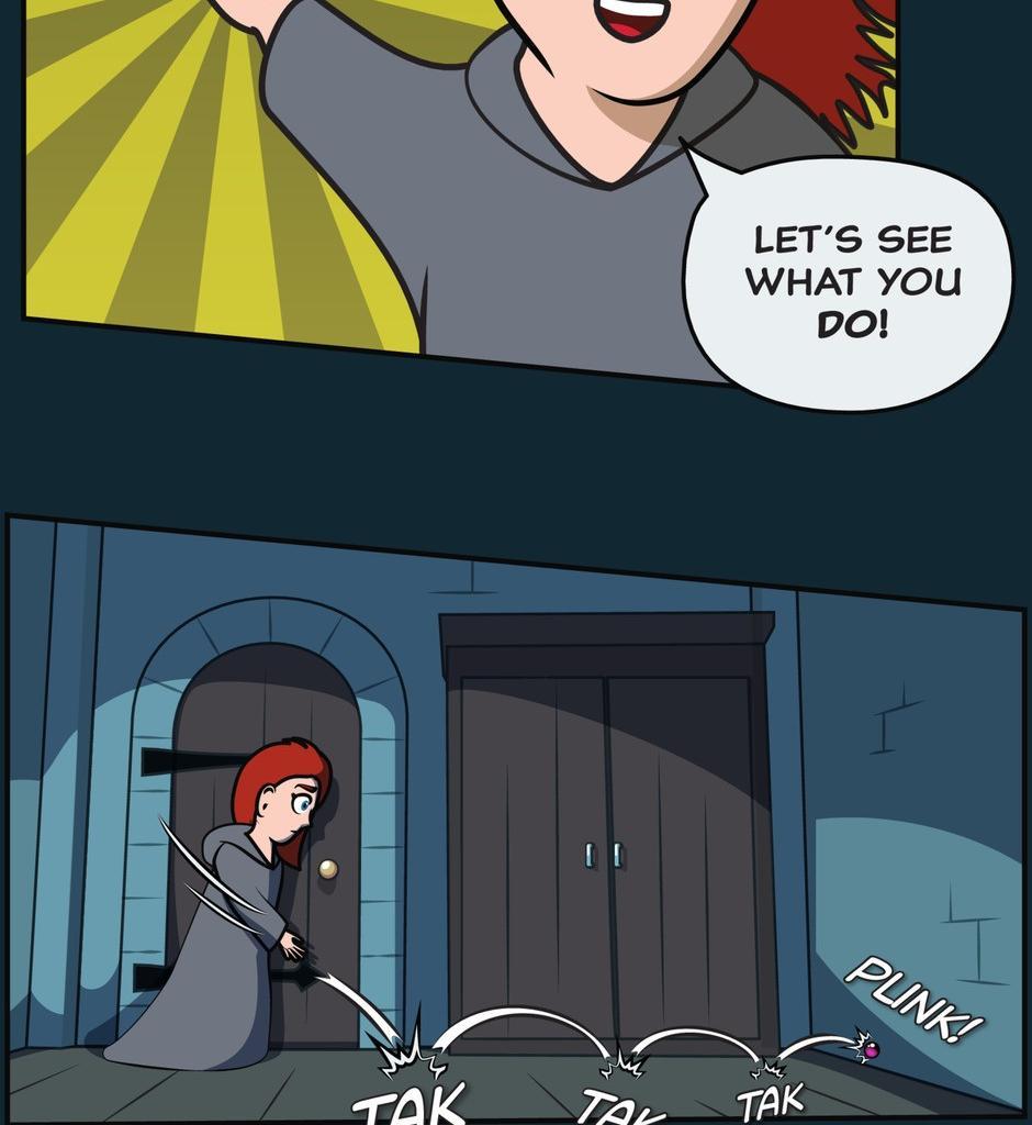 Hexica Spellfire - Episode 4, Page 1: Chapter4 - Questionable Means