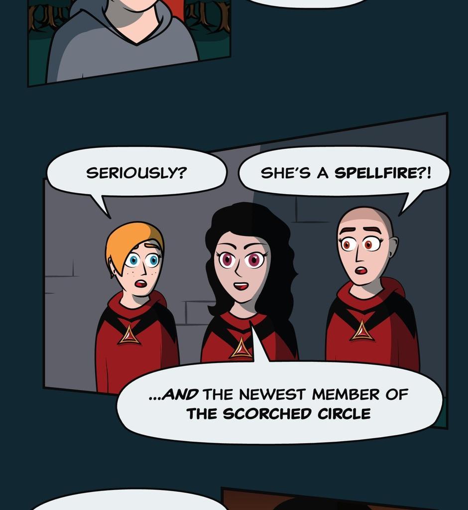 Hexica Spellfire - Episode 5, Page 1: Chapter5 - Midnight Shadows