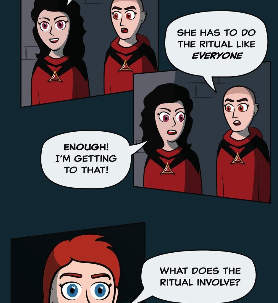 Hexica Spellfire - Episode 5, Page 1: Chapter5 - Midnight Shadows