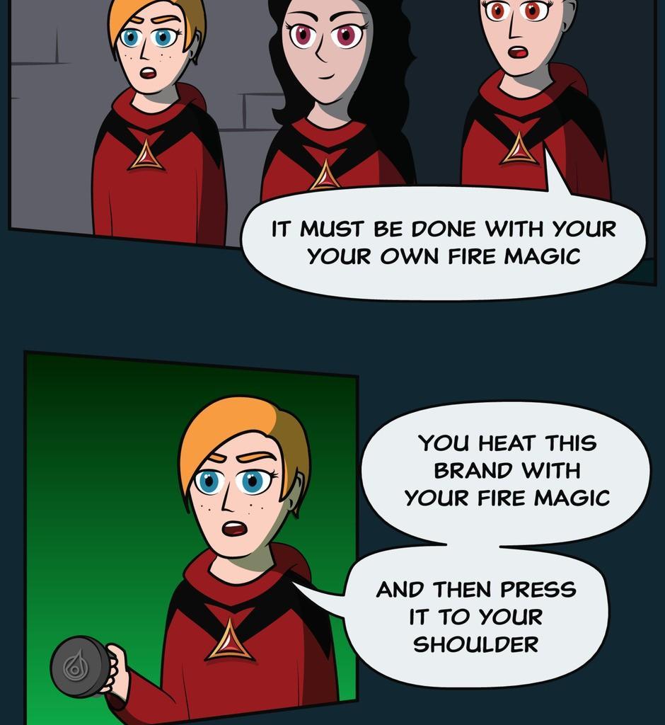 Hexica Spellfire - Episode 5, Page 1: Chapter5 - Midnight Shadows