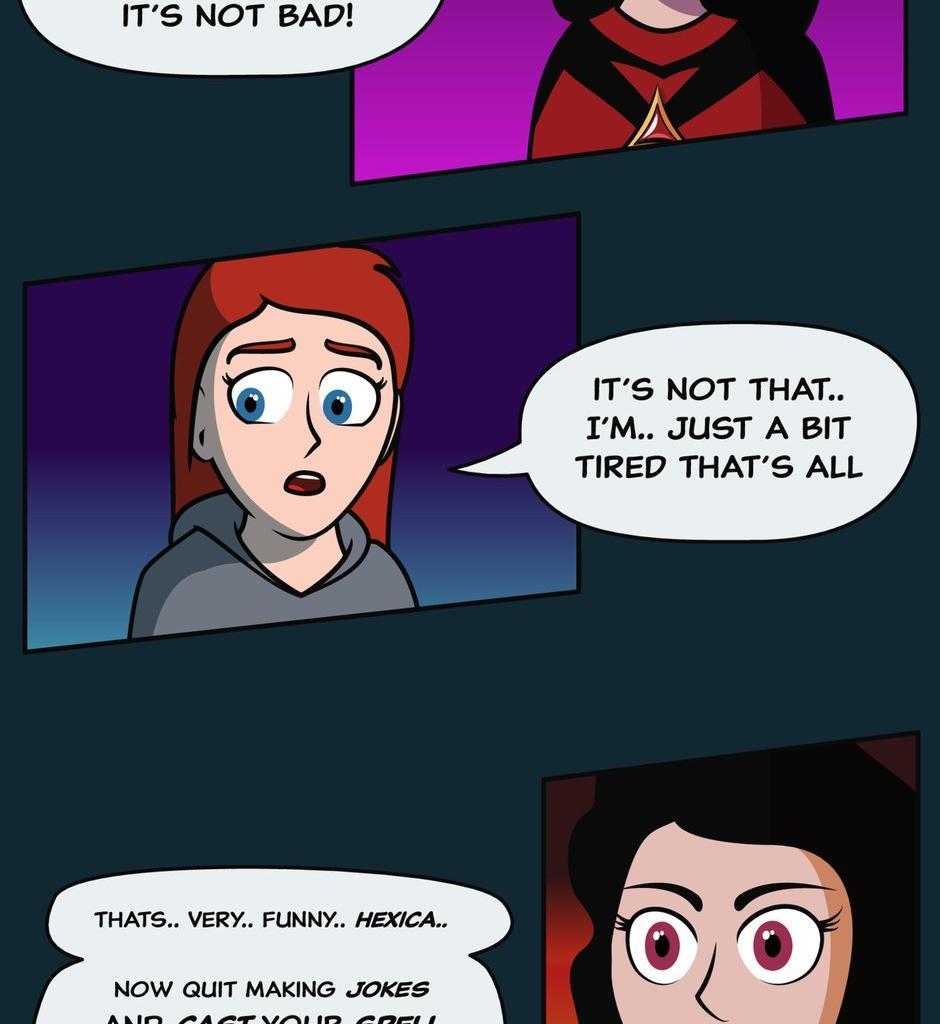 Hexica Spellfire - Episode 5, Page 1: Chapter5 - Midnight Shadows